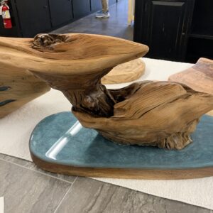 Drift Wood Art on Resin & Wood Base