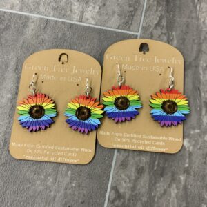 Pride Sunflower Earrings