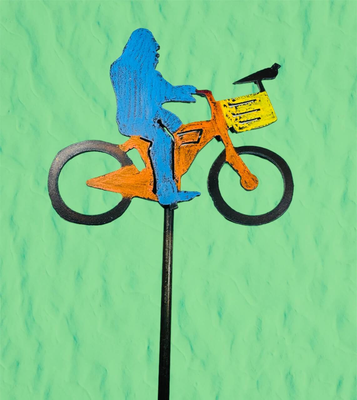 Bigfoot Plant Stake Bike