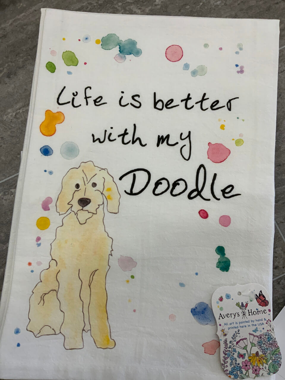 Doodle towel