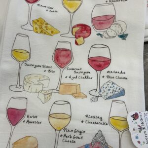 Wine & Cheese Towel