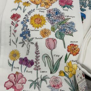 Summer Flowers Gardener Towel