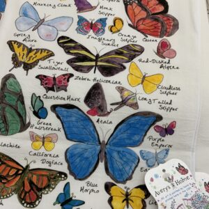 USA Butterfly Species Towel