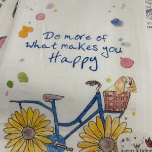 Flower w/ Bicycle Towel