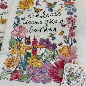 Kindness & Flower Towel