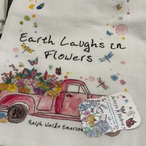 Summer Truck Flowers Towel