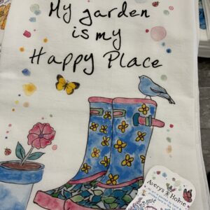 Gardening Happy Place Towel