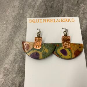Squirrelwerks Polymer/Copper Earrings