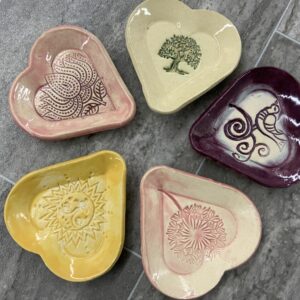 JSG Ceramic Heart Dish