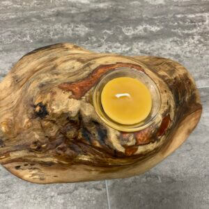 Rodger Schnee Amber Candle Holder