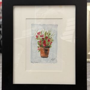 Beth Smith Floral Pot Watercolor