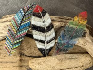 Read more about the article Fused Glass Feathers